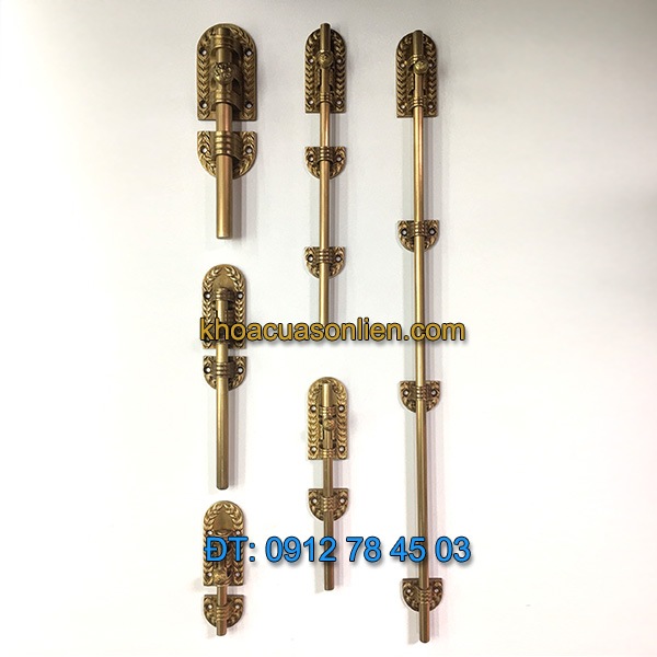 Nơi bán mẫu Chốt cửa đồng tân cổ điển cao cấp phong cách Italy, nhiều kích cỡ giá rẻ tại Hà Nội