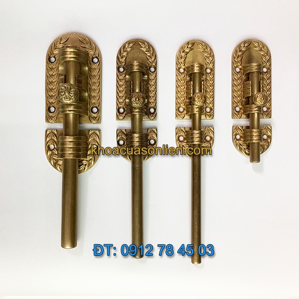 Báo giá nơi bán mẫu Chốt cửa đồng tân cổ điển cao cấp phong cách Italy, nhiều kích cỡ giá rẻ tại Hà Nội