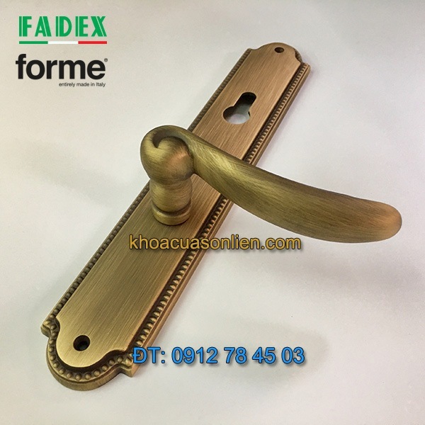 Nơi bán Khóa cửa thông phòng cổ điển Roma 458 của Forme (FADEX) màu rêu tại Hà Nội