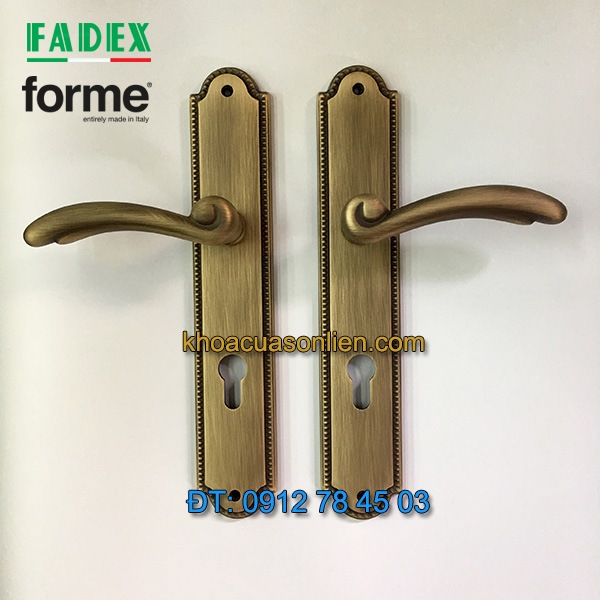 Nơi bán Khóa cửa tay gạt cổ điển Roma 458 của Forme (FADEX) màu rêu tại Hà Nội