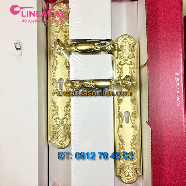 Nơi bán Khóa cửa tay gạt nhập khẩu mạ vàng Queen của LineaCali Italy tại Hà Nội