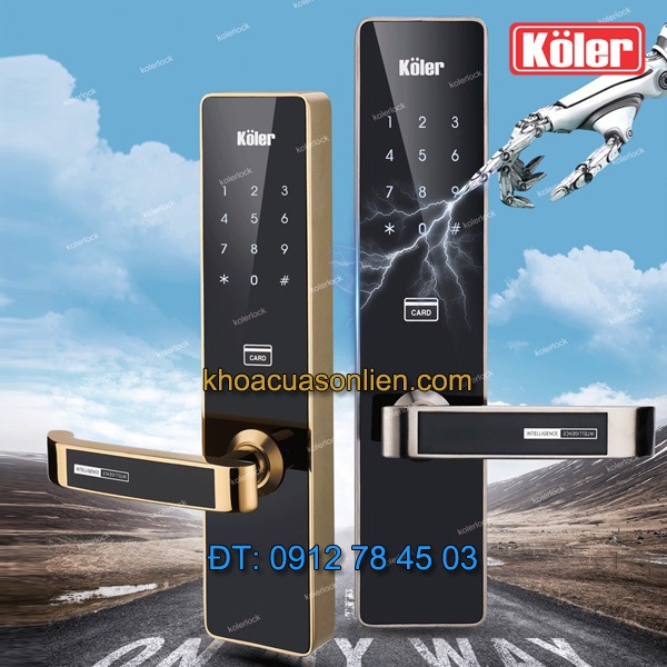 Báo giá khoá cửa điện tử 3 in 1 Koler KL9820 - khóa cửa thông minh