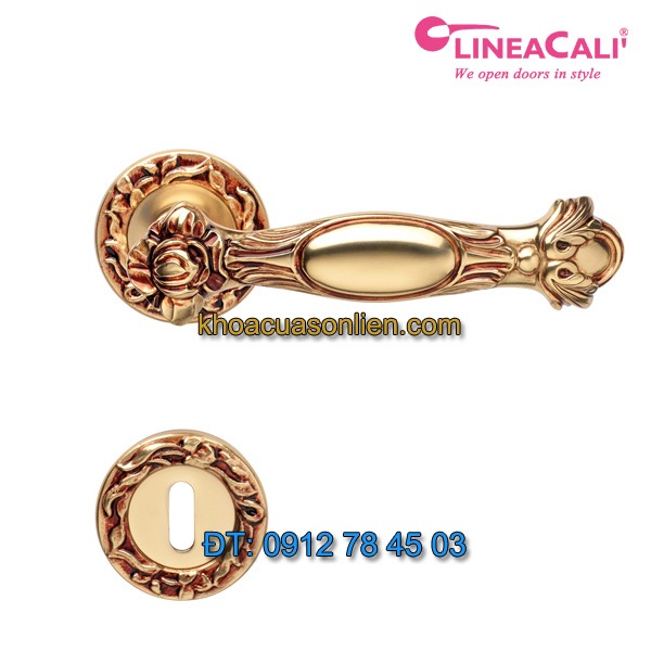 Báo giá Khoá cửa thông phòng tay gạt Queen 1406-RB-113 của Linea Cali