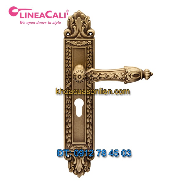 Nơi bán Khóa cửa thông phòng tay gạt cổ điển Arcadia 1640-PL của LineaCali tại Hà Nội