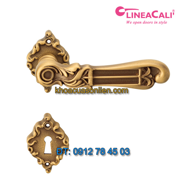 Báo giá Khoá cửa thông phòng tay gạt Tiffany 1308-RB-018 của Linea Calì