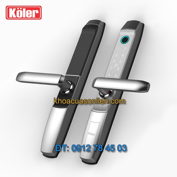 Nơi bán Khóa cửa vân tay Koler S8000 cho cửa nhôm, cửa nhựa lõi thép, cửa sắt hộp, cửa gỗ đố nhỏ giá rẻ tại Hà Nội