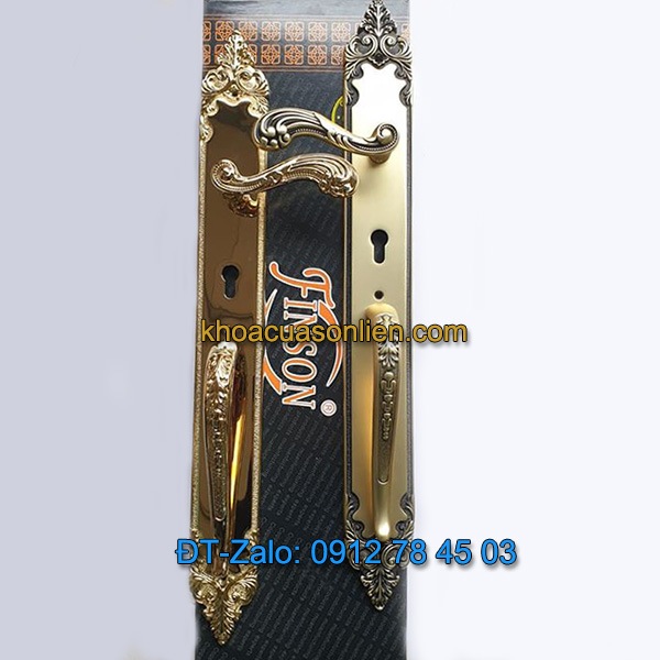 Báo giá nơi bán mẫu Khóa đại sảnh bằng đồng cho cửa gỗ K-004-DS kiểu tẩn cổ điển giá rẻ tại Hà Nội