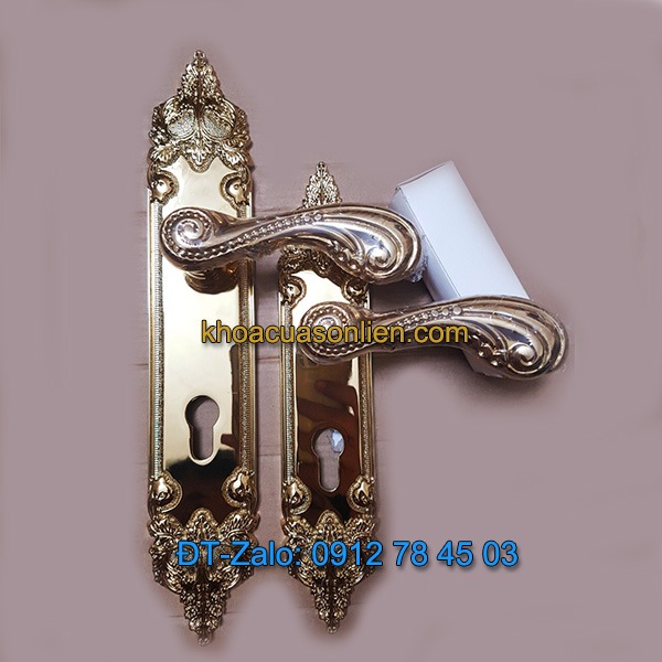 Báo giá nơi bán mẫu Khóa đồng thông phòng tân cổ điển dùng cho cửa gỗ K-003-TP giá rẻ tại Hà Nội