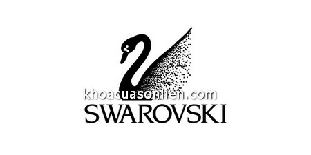 Logo chính thức của Công ty Swarovski với hình ảnh chú thiên nga trắng.