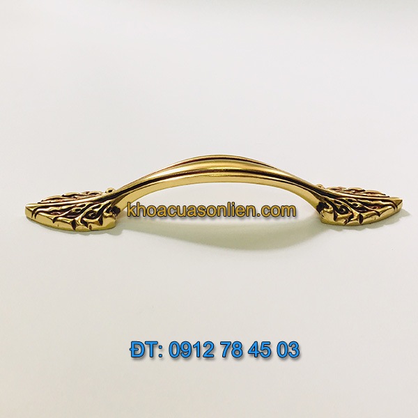 Báo giá Mẫu tay nắm cửa tủ đồng kiểu dáng tân cổ điển 2109 - 96mm giá rẻ tại Hà Nội
