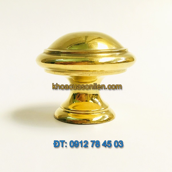 Báo giá nơi bán mẫu Núm tủ đồng trơn cao cấp phủ bóng của Việt Nam 25-30mm giá rẻ tại Hà Nội