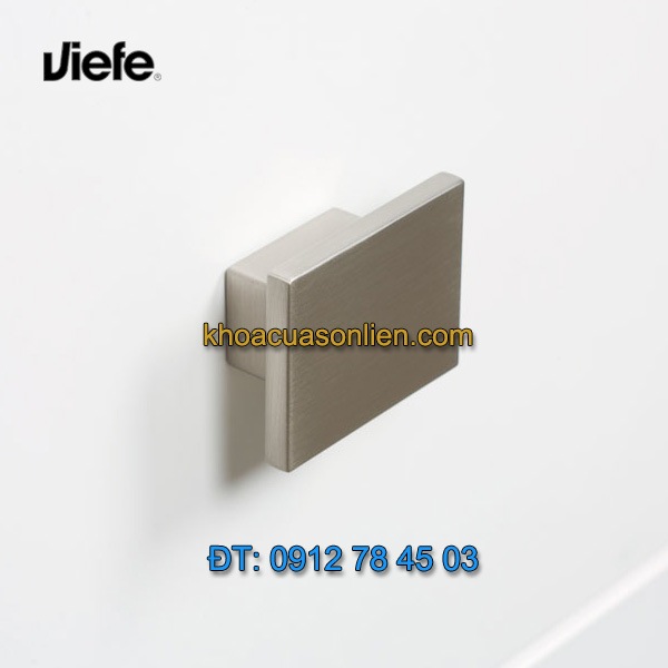 Nơi bán mẫu Núm tủ hình chữ nhật mạ cờ-rôm bóng SQUARE 0065 của Viefe nhập khẩu Tây Ban Nha giá rẻ tại Hà Nội