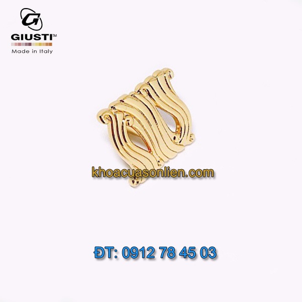 Báo giá nơi bán mẫu Núm tủ mạ vàng 24K WMN741.000.00GP 38mm nhập khẩu từ Giusti Italy giá rẻ tại Hà Nội