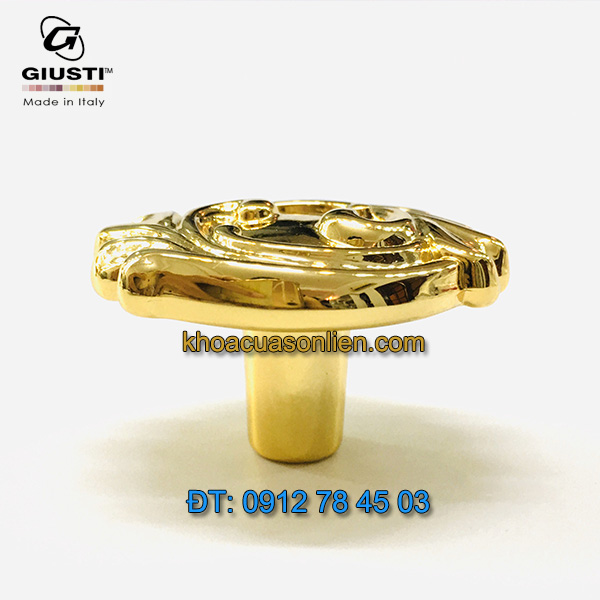 Nơi bán Núm tủ tân cổ điển đẹp mạ vàng WP0837.000.00GP 37mm Giusti - Italy nhập khẩu chính hãng tại Hà Nội