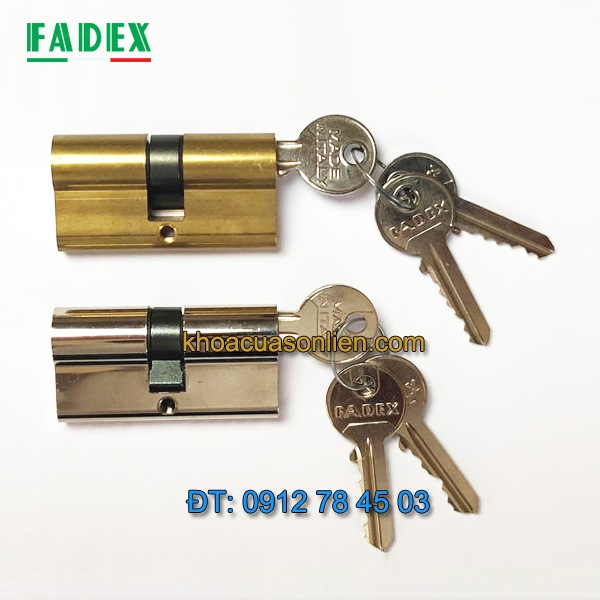 Nơi bán ruột khóa Fadex hai đầu chìa - chìa thường