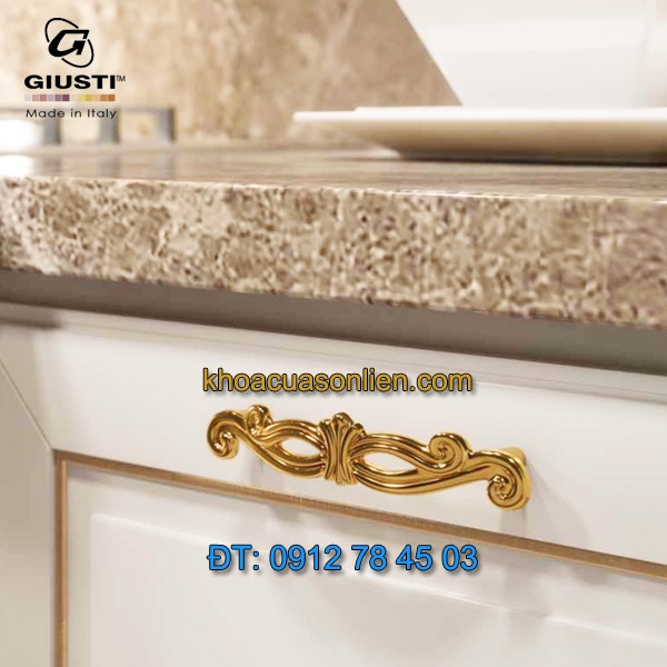 Giá bán mẫu Tay co cổ điển mạ vàng 24K WMN747.096.00GP 96mm của Giusti nhập khẩu Italy giá rẻ tại Hà Nội