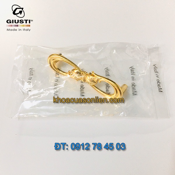 Nơi bán mẫu Tay co tủ hình số 8 mạ vàng 24K WMN636.096.00GP của Giusti nhập khẩu Italy giá rẻ tại Hà Nội