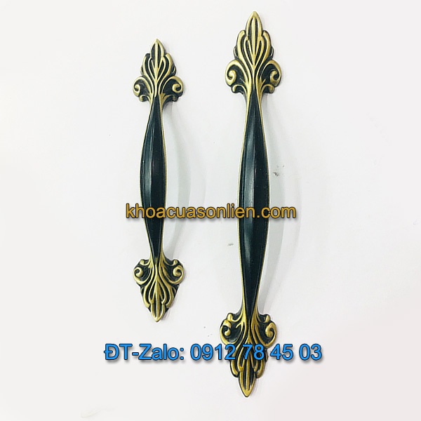 Báo giá nơi bán mẫu Tay kéo tủ màu đen lé vàng tân cổ điểm TT-016Đ giá bán rẻ tại Hà Nội