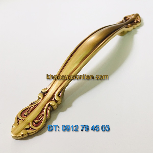 Nơi bán mẫu Tay nắm cửa tủ đồng phong cách tân cổ điển 6011 - 128mm giá rẻ tại Hà Nội