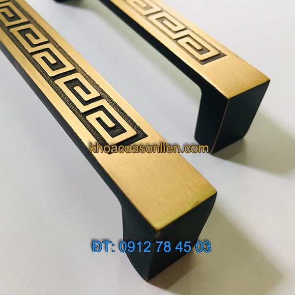 Nơi bán Tay nắm tủ giả cổ bằng đồng hoa văn hình triện 2116 series tại Hà Nội