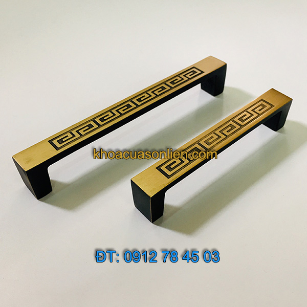 Nơi bán Tay nắm tủ giả cổ bằng đồng hoa văn hình triện 2116 series tại Hà Nội