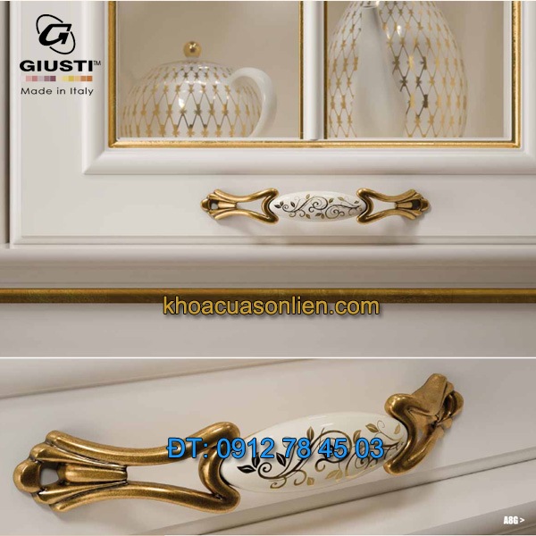 Nơi bán Tay nắm tủ cổ điển đẹp M93-M92 serie Giusti nhập khẩu Italy tại Hà Nội