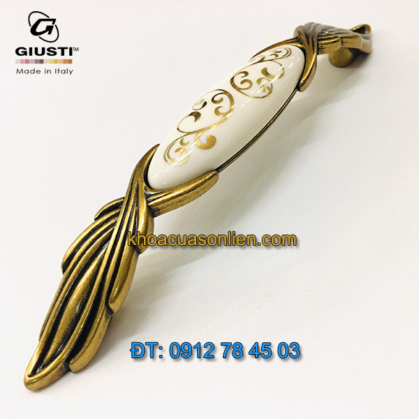 Nơi bán mẫu Tay nắm tủ tân cổ điển M96.01.P1.A8G 128mm của Giusti nhập khẩu chính hãng Italy tại Hà Nội
