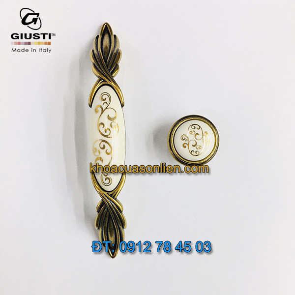 Nơi bán Tay nắm tủ cổ điển M97-P88.01.P1.A8G Giusti nhập khẩu Italy chính hãng tại Hà Nội
