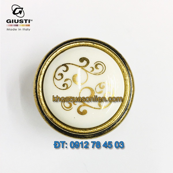 Nơi bán Tay nắm tủ tân cổ điển đẹp P88.01.P1.A8G 30mm của Giusti - Italy xịn tại Hà Nội