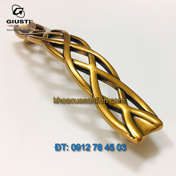 Báo giá mẫu Tay nắm tủ dây đan Giusti WMN746.128.00A8 128mm nhâp khẩu Italy chính hãng giá rẻ tại Hà Nội