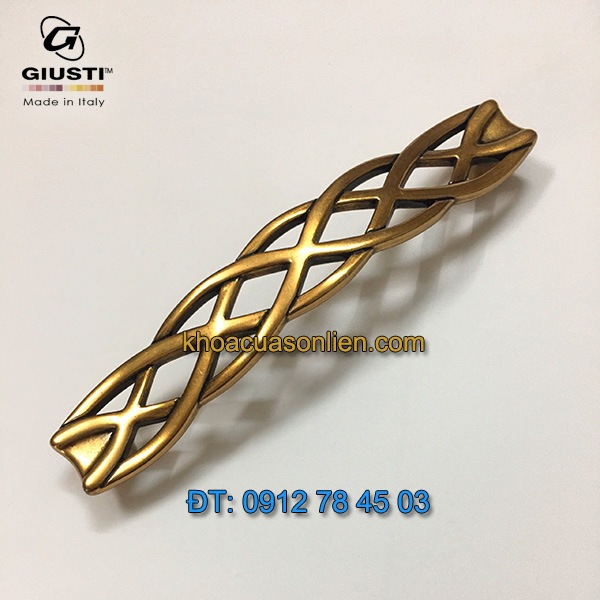 Báo giá mẫu Tay nắm tủ dây đan Giusti WMN746.128.00A8 128mm nhâp khẩu Italy giá rẻ tại Hồ Chí Minh