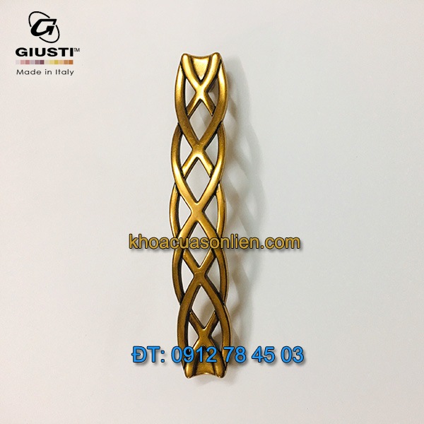 Báo giá mẫu Tay nắm tủ dây đan Giusti WMN746.128.00A8 128mm nhâp khẩu Italy xịn giá rẻ tại Hà Nội