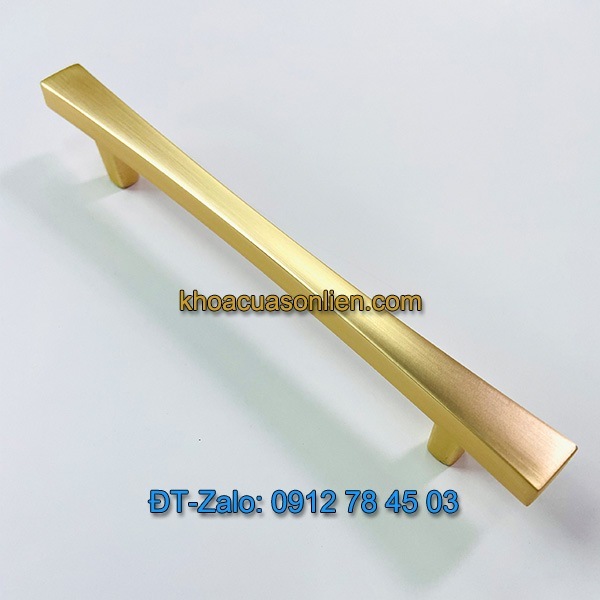 Báo giá mẫu Tay nắm tủ hiện đại màu đồng xước, nhiều kích thước 7721 đẹp giá rẻ tại Hà Nội