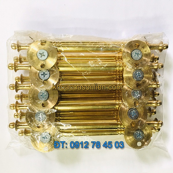 Nơi bán Tay nắm cửa tủ bằng đồng hoa trúc trơn, thân rỗng giá rẻ bán tại Hà Nội