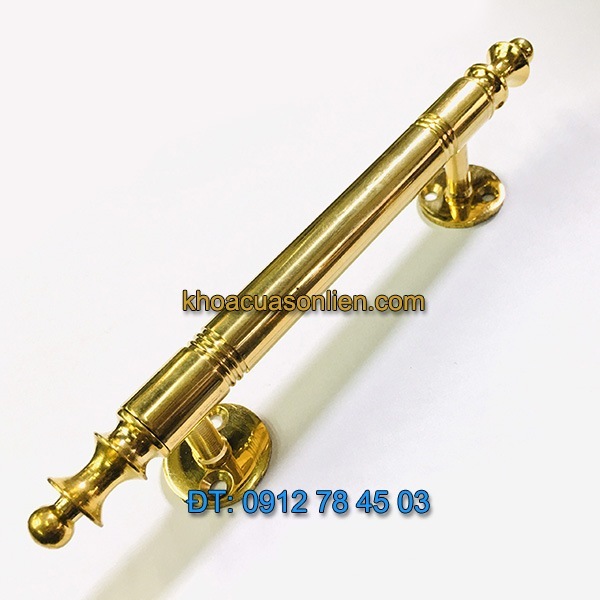 Nơi bán Tay nắm cửa tủ bằng đồng hoa trúc trơn, thân rỗng giá rẻ bán tại Hà Nội