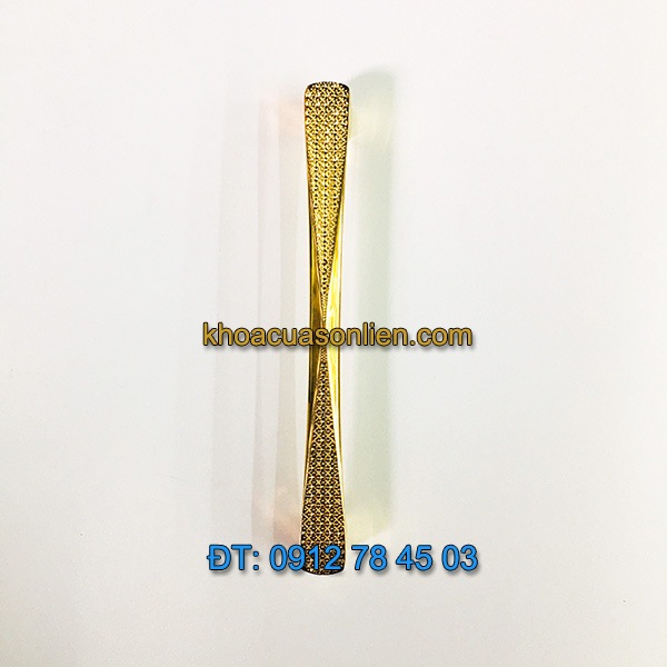 Nơi bán mẫu Tay nắm tủ mạ màu vàng chất liệu hợp kim 6031 128mm và 158mm giá rẻ tại Hà Nội