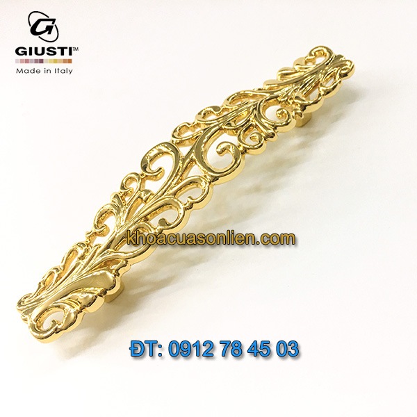 Nơi bán Tay nắm tủ cổ điển mạ vàng 24K WMN707.096.00GP 96mm Giusti Italy giá rẻ tại Hà Nội