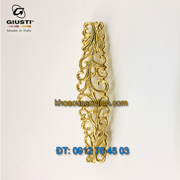 Nơi bán tay nắm tủ cổ điển mạ vàng 24K WMN707.096.00GP 96mm Giusti Italy nhập khẩu chính hãng tại Hà Nội