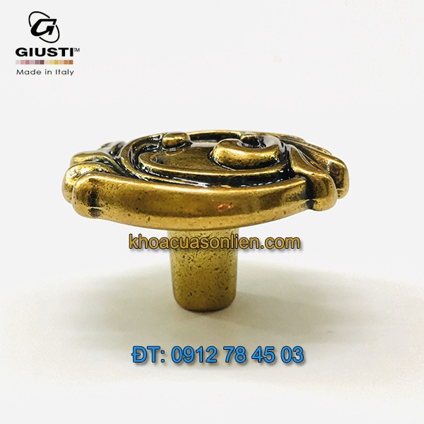 Nơi bán Tay nắm tủ tân cổ điển đẹp WP0837.000.00A8 37mm Giusti - Italy nhập khẩu chính hãng tại Hà Nội