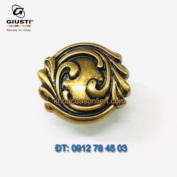Nơi bán Mẫu tay nắm tủ tân cổ điển đẹp WP0837.000.00A8 37mm Giusti - Italy nhập khẩu chính hãng tại Hà Nội