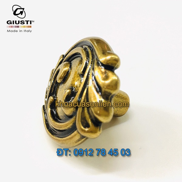 Nơi bán Mẫu núm tủ tân cổ điển đẹp WP0837.000.00A8 37mm Giusti - Italy nhập khẩu chính hàng tại Hà Nội