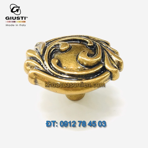 Nơi bán Tay nắm tủ tân cổ điển đẹp WP0837.000.00A8 37mm Giusti - Italy nhập khẩu chính hãng tại Hà Nội