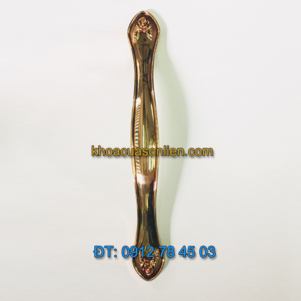 Nơi bán Tay nắm tủ tân cổ điển hợp kim mạ phủ bóng 616 - 128mm giá rẻ tại Hà Nội