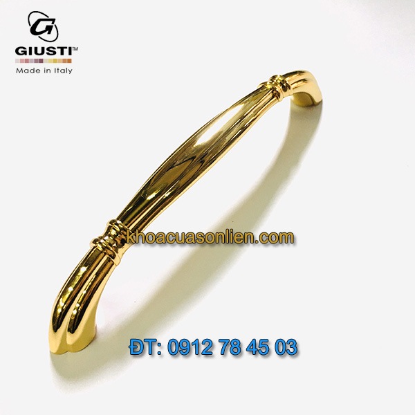 Nơi bán Tay nắm tủ mạ vàng cao cấp WMN654.128.00GP 128mm của Giusti Italy chính hãng tại Hà Nội