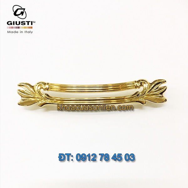 Nơi bán Tay nắm tủ tân cổ điển mạ vàng WMN837.128.00GP 128mm Giusti - Italy nhập khẩu chình hãng tại Hà Nội