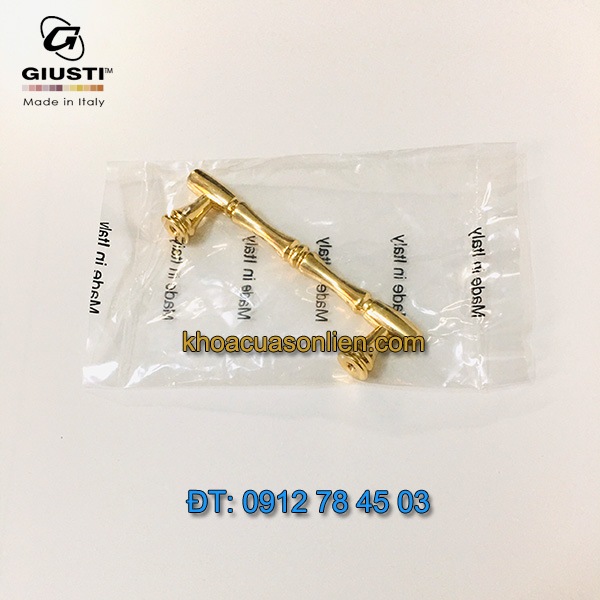 Giá bán mẫu Tay trúc mạ vàng 24K WMN766.128.00GP 128mm của Giusti nhaaph khẩu Italy giá rẻ tại Hà Nội
