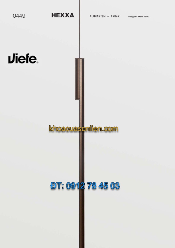 Báo giá mẫu Tay tủ âm kiểu hiện đại HEXXA 0449 nhập khẩu từ Viefe-Tây Ban Nha giá rẻ tại Hà Nội