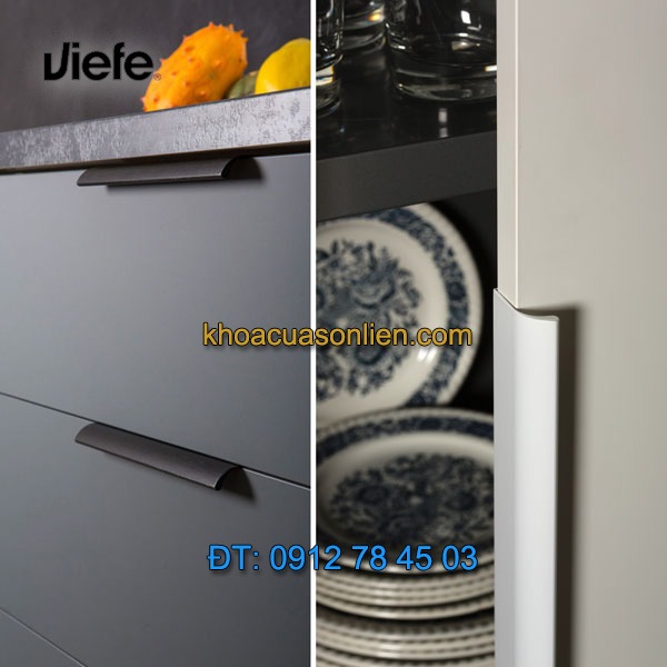 Báo giá Tay nắm tủ hiện đại bằng nhôm ONA 0372 nhập khẩu từ Viefe nhập khẩu Tây Ban Nha giá rẻ tại Hà Nội