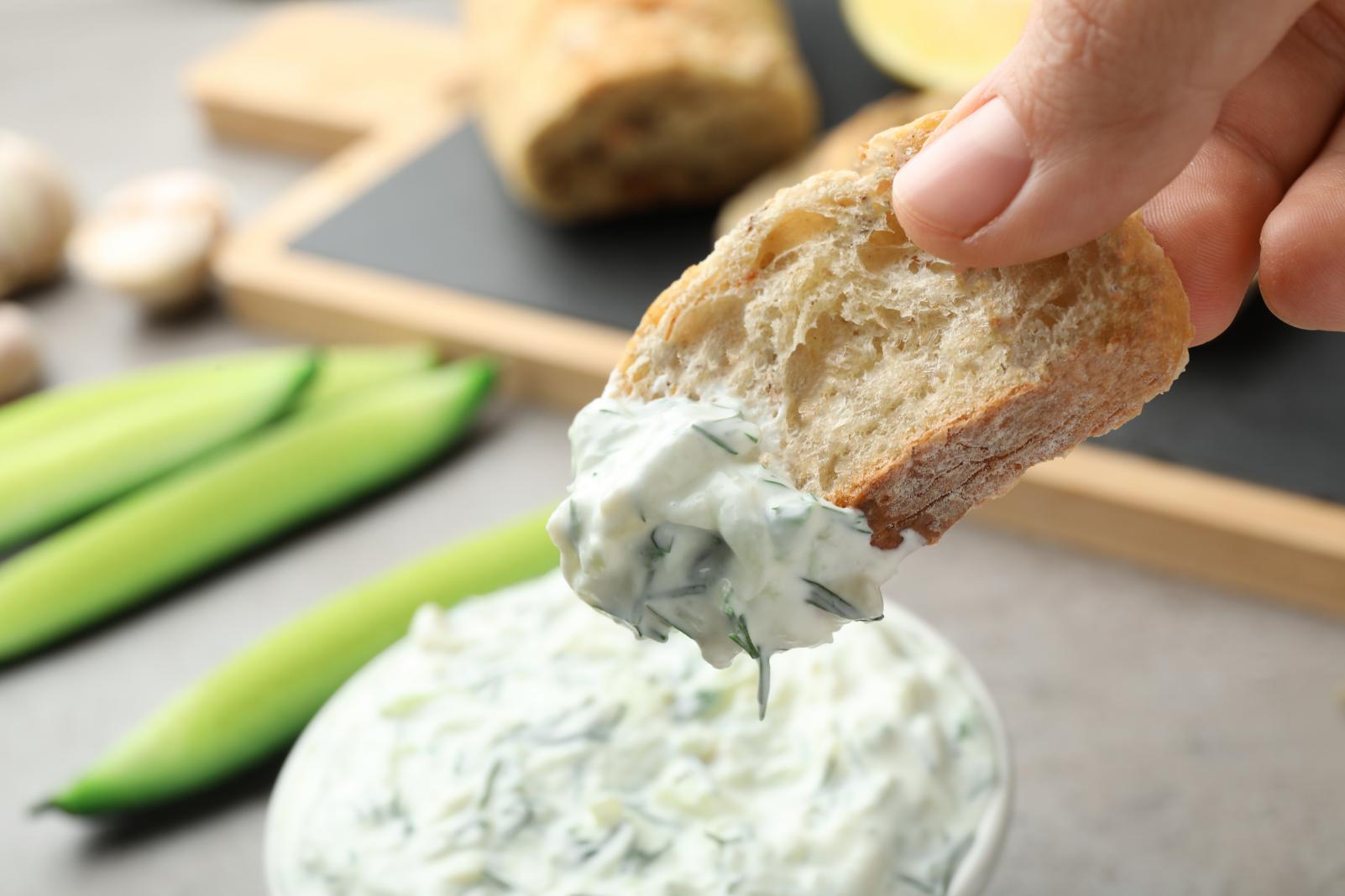 tzatziki dip greek vegan food