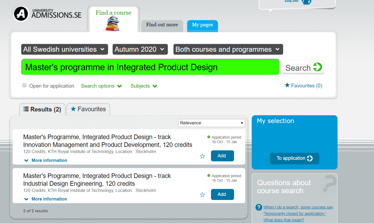 Dummies Guide To Swedish Application On Universityadmissions Se The Kth International Student Blog